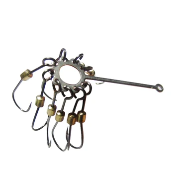 

1PC Explosion Hook Fishing Tackle Sabiki Jig Hooks Fishing Hook Set Carp Fishing Jig Head Carbon Steel Ocean Boat Fishing