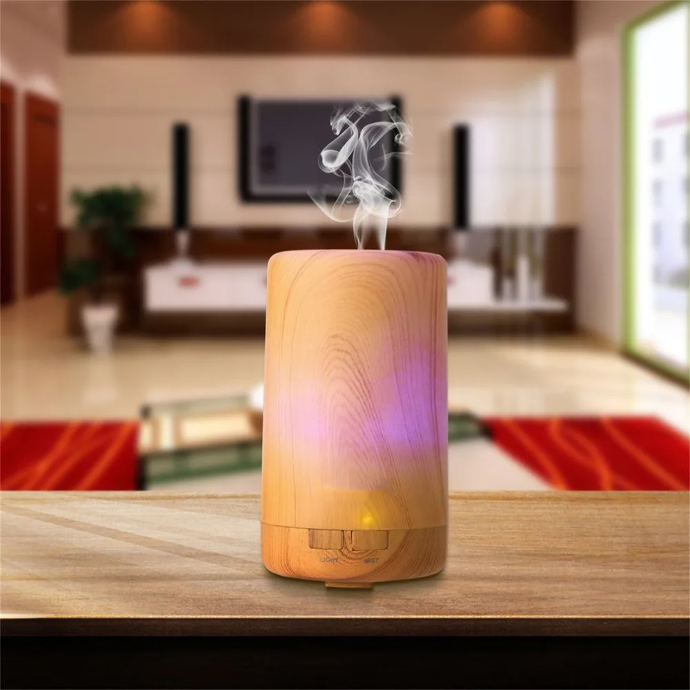 2019 Mini Aromatherapy Diffuser Wood USB Electric Essential Oil
