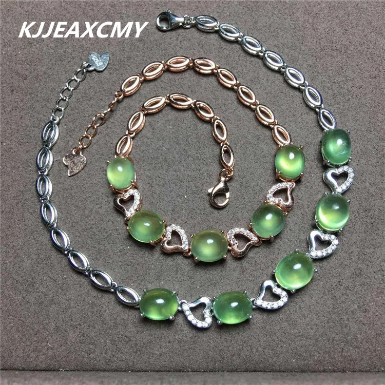 Kjjeaxcmy Fine Jewelry натуральный камень браслет леди, Женская 925 серебряные