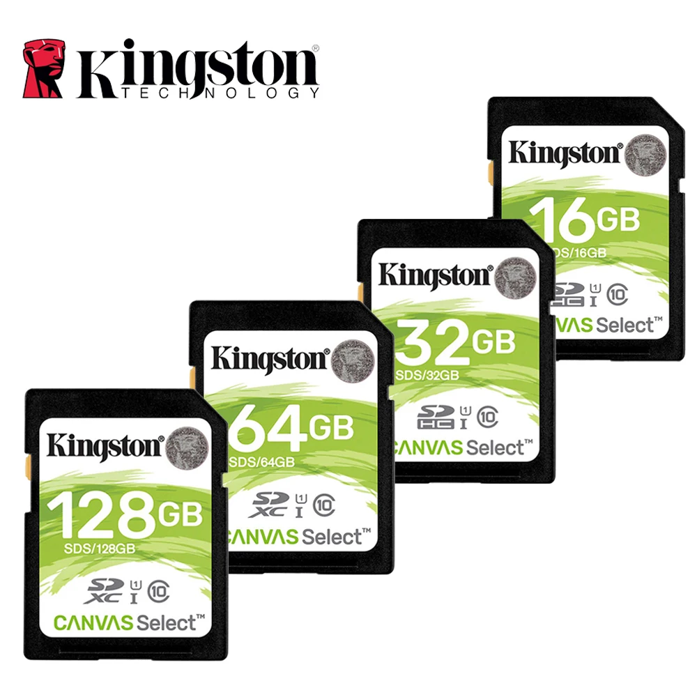 Kingston SD карта 128 Гб 64 Гб 32 Гб 16 Гб карта памяти Class10 картао де memoria SDHC SDXC uhs-i HD видео sd-карта для камеры