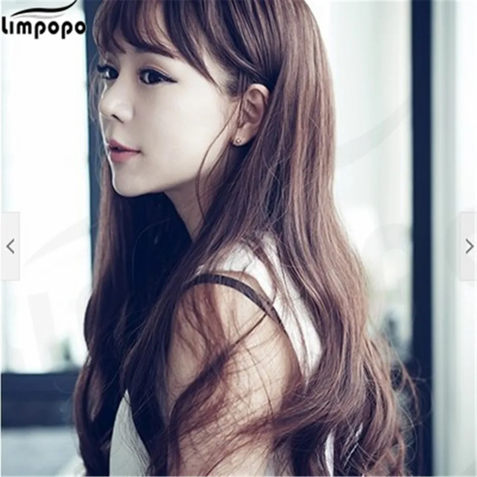 

Cateleya Hair extensions cute girls with air bangs wear temples synthetic hair one piece clip in