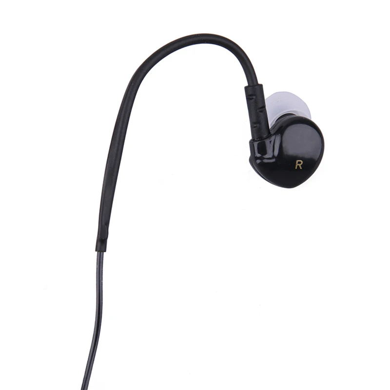 2 Pin Interphone Earphones Headset PTT MIC Headphone Earpiece For BAOFENG KENWOOD Retevis HYT Radio Walkie Talkie (5)