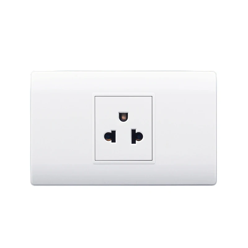 127V 250V Thailand Standard Plug Simple Style Wall Electrical Socket