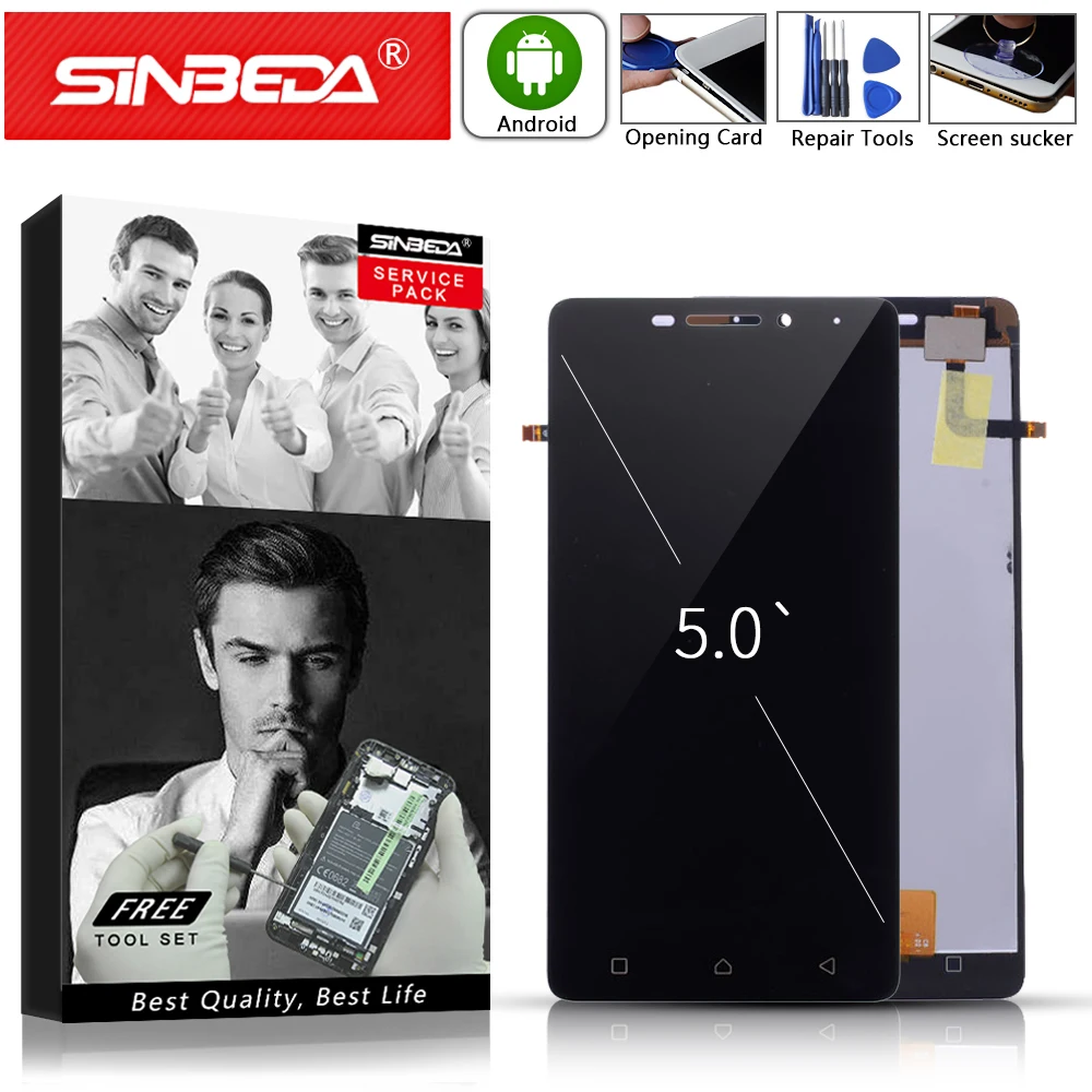 

5.0" Original LCD For LENOVO P1M Display Touch Screen Digitizer For Lenovo p1m LCD Replacement P1ma40 P1mc50 For LENOVO Vibe P1M