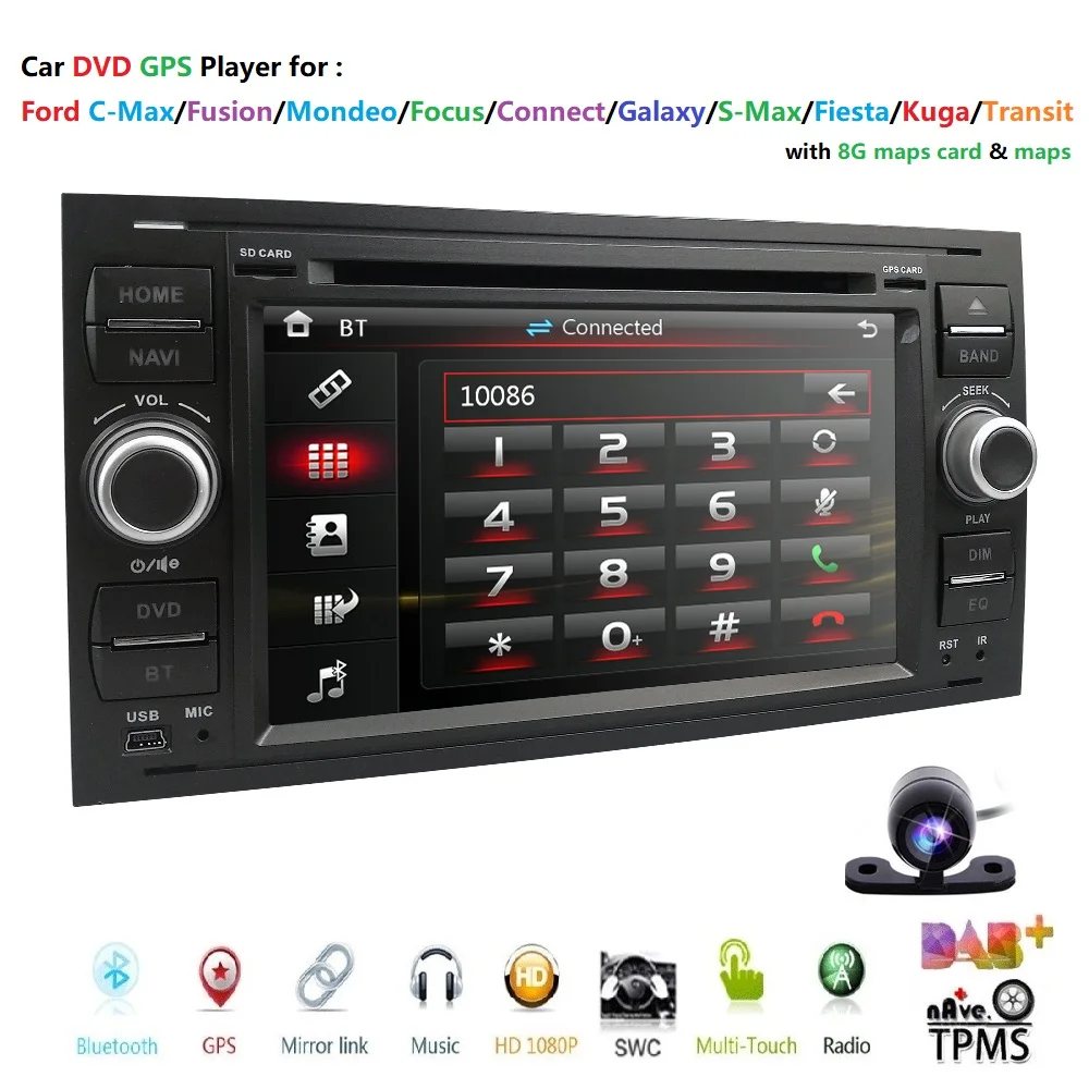 Flash Deal Car DVD GPS Navi Player Auto Radio Audio For Ford Focus 2 Mondeo S C Max Fiesta Galaxy Connect SWC RDS DAB+ TPMS BT 3G CD Camera 0 Flash Deal Car DVD GPS Navi Player Auto Radio Audio For Ford Focus 2 Mondeo S C Max Fiesta Galaxy Connect SWC RDS DAB+ TPMS BT 3G CD Camera 0