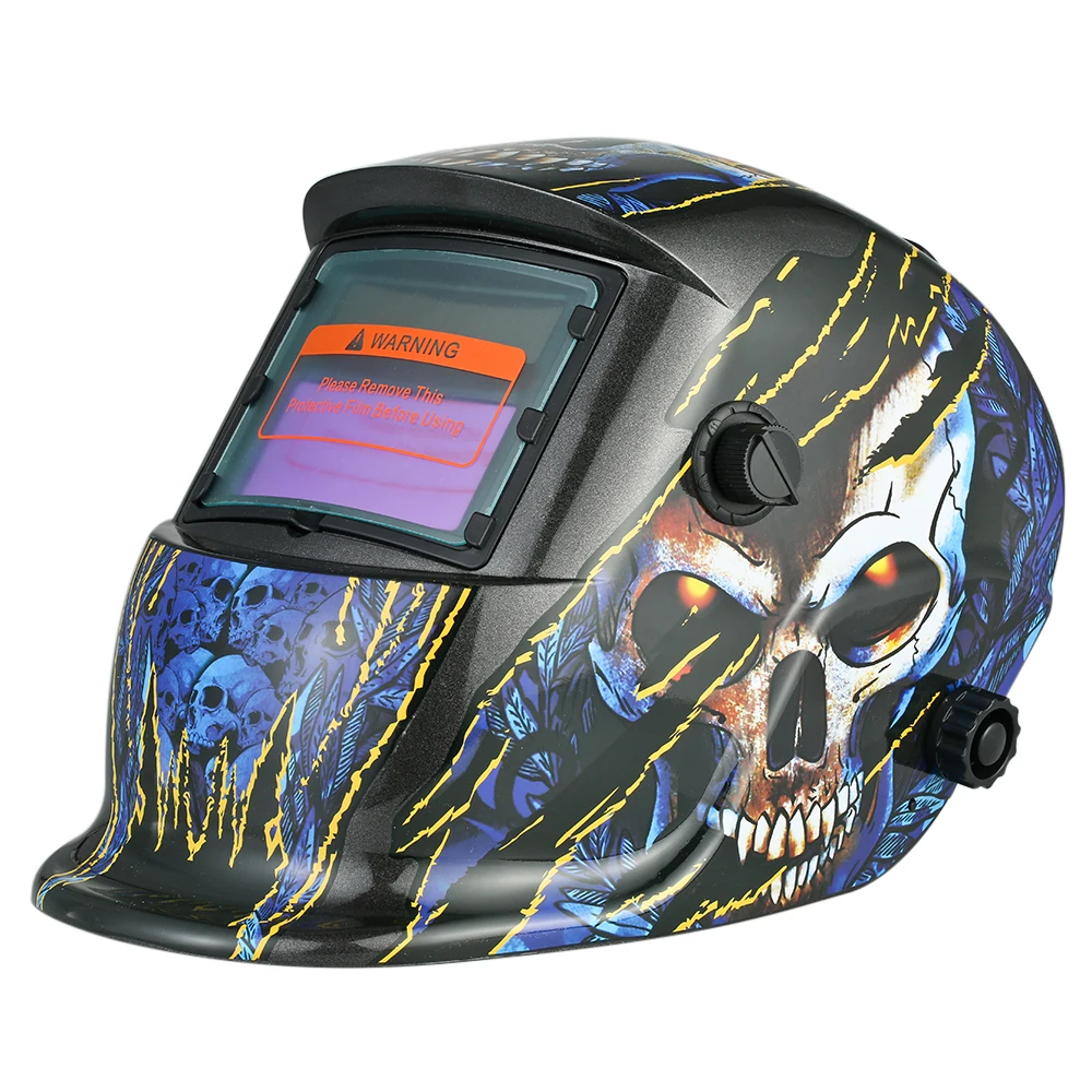 

Industrial Welding Helmet Solar Power Auto Darkening Welding Helmet TIG MIG with Adjustable Head Band