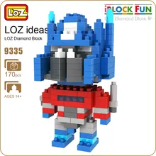 LOZ Diamond Blocks Action Figure Robot Toy for Children Micro Building Blocks Mini Pixels Kids Assembly Toy DIY Educational 9335