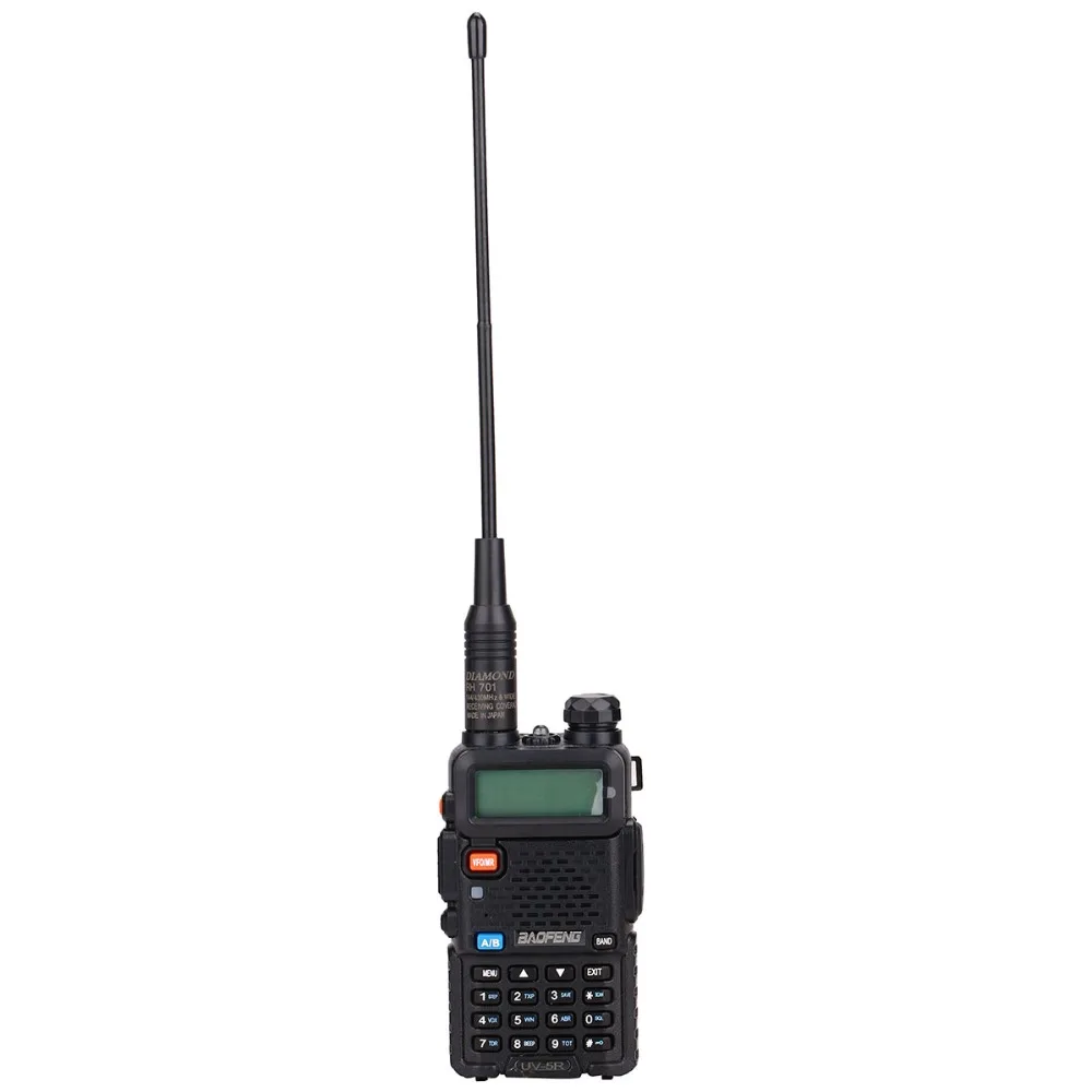 Diamond RH701 SMA-F Женский двухдиапазонный VHF/UHF 144/430 MHz мягкая антенна для Baofeng UV-5R UV-82 UV-S9 BF-888S Walkie Talkie