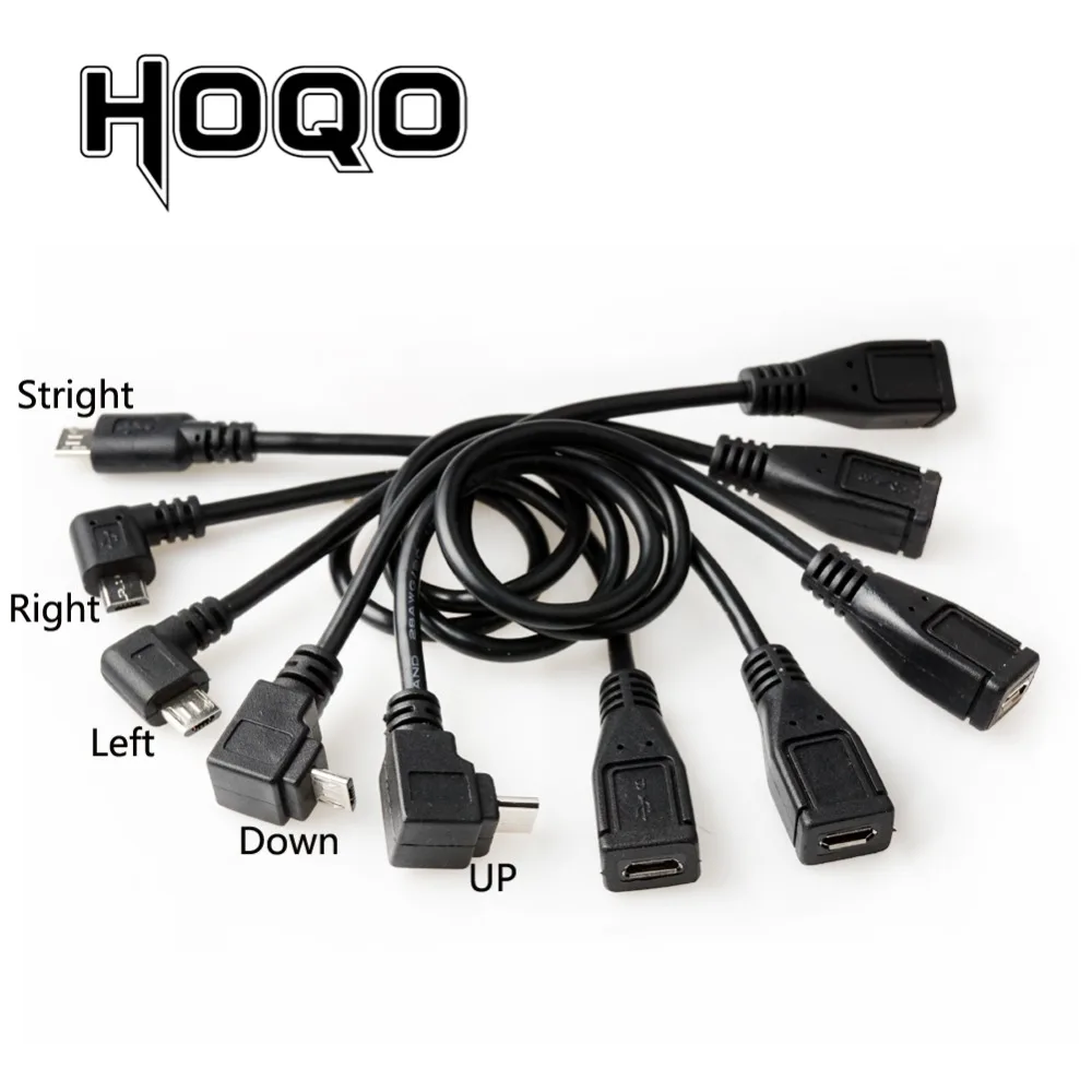 Удлинительный кабель Micro USB под прямым углом крепление на панель синхронизация