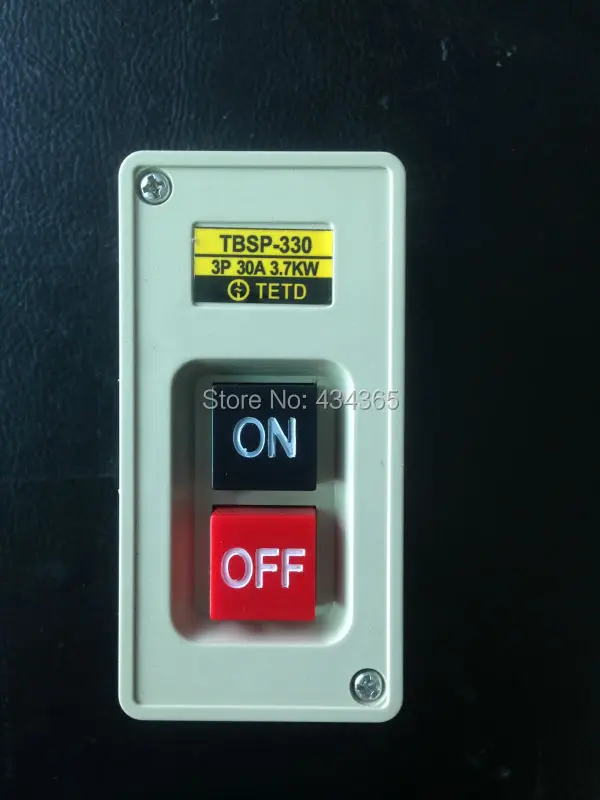 Buy AC 380V 30A ON OFF Three Phases Push Button Switch
