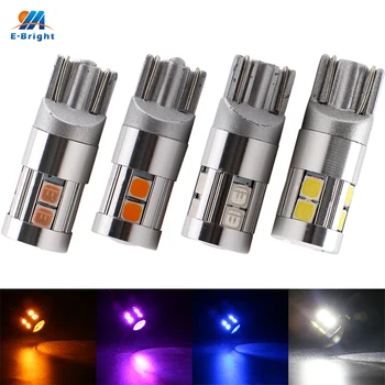 

YM E-Bright 2PCS T10 194 168 W5W 3030 9 SMD LED Canbus Light NO Error Auto Bulbs DC 12V 24V White Blue Pink Car Styling 900Lm