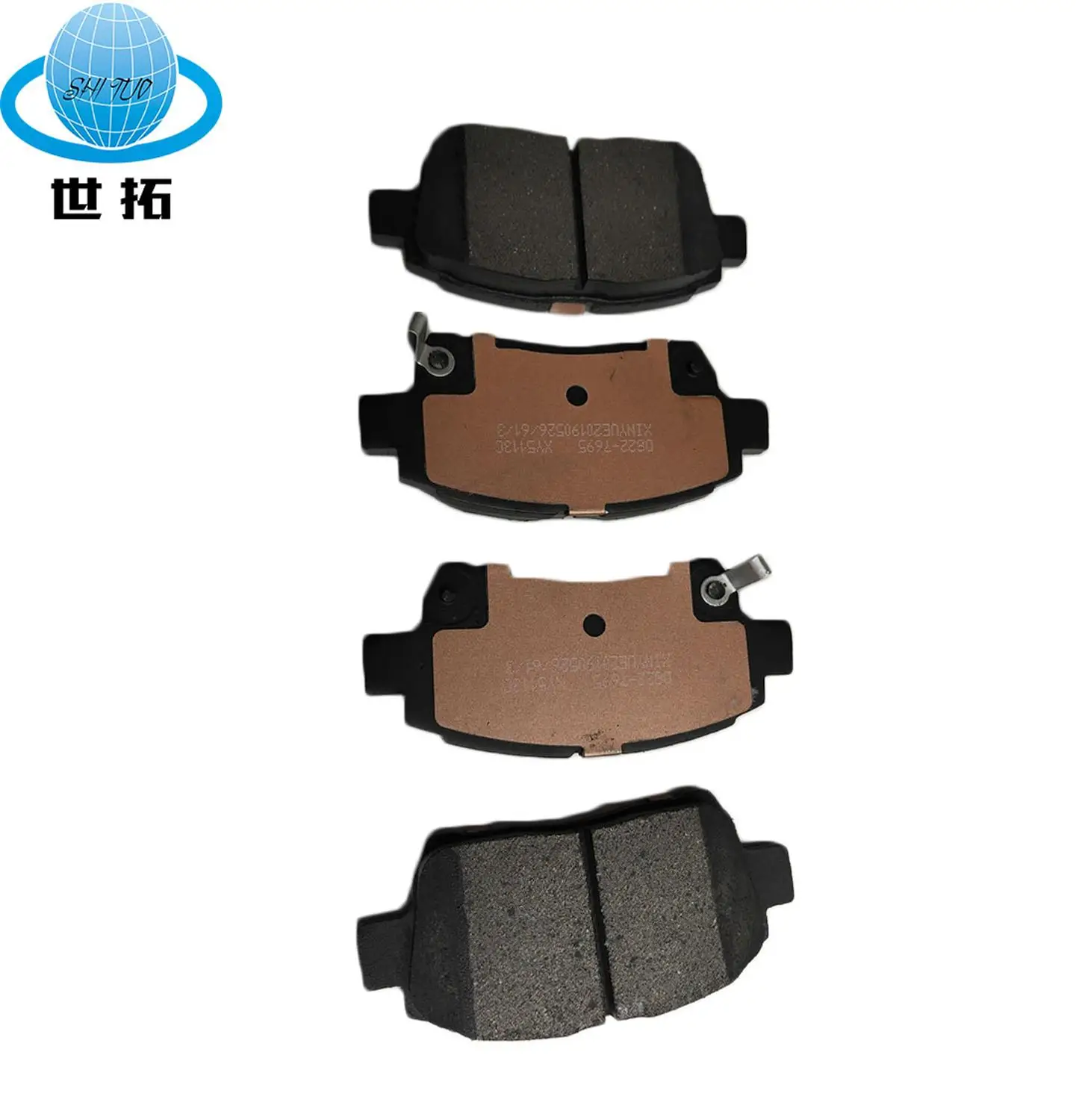 

Auto parts 4 pieces / set of high brake performance front brake pads making machine for BYD GEELY car