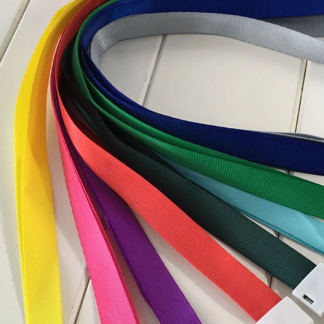 5 шт цвет случайный шейный ремень ремешки для ключей ID карта тренажерный зал Мобильный телефон ремни USB бейдж держатель DIY Висячие веревки шнурок - Цвет: Color random 5pcs