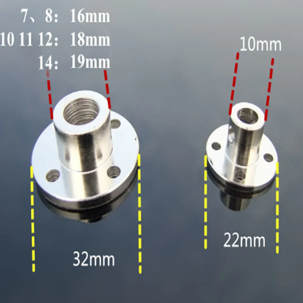 3/3,17/4/5/6/6,35/7/8/10/11/12/14 мм Двигатель с жестким фланцевым соединением направляющий вал Соединительный разъем