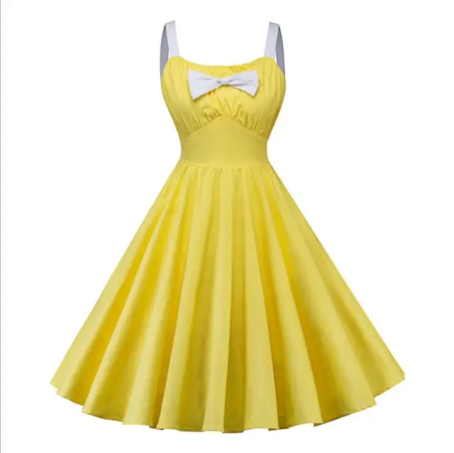 yellow summer dress plus size