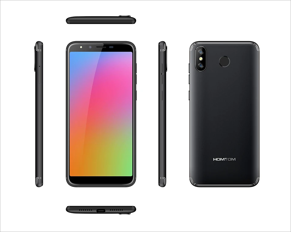 HOMTOM H5 3 GB 32 GB мобильный телефон 3300 mAh быстрая зарядка Android8.1 5,7 "Face ID 13MP Камера MT6739 4 ядра 4G FDD-LTE смартфон