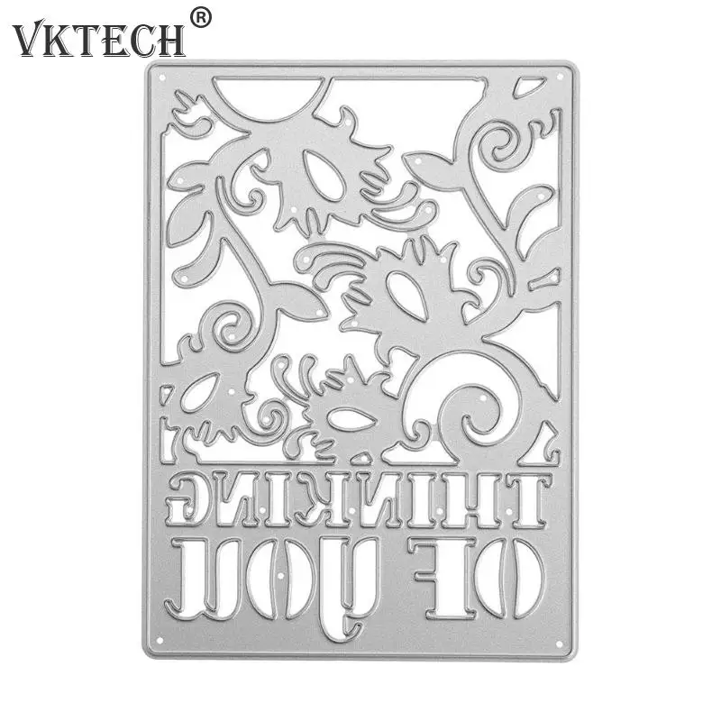 

Thinking Of You Metal Cutting Dies Stencils for DIY Scrapbooking Photo Album Decorative Embossing DIY Paper Cards Craft Dies