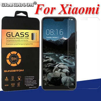 

50pcs 2.5D Tempered Glass Premium Guard For Xiaomi Redmi Redmi 7 6 Pro 5 Plus 5A Toughened Protective Glass With Acrylic Box