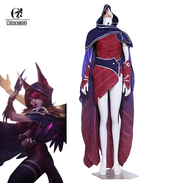 rolecos lol game cosplay costume xayah the rebel costume lol lol size