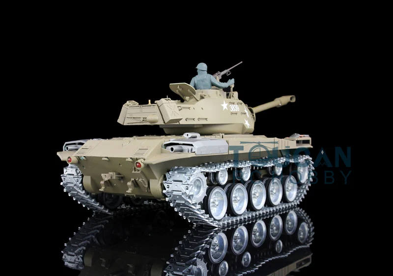 

HengLong 1/16 Scale Walker Bulldog RTR RC Tank Model Metal Wheels Tracks 360 Degrees Rotation Turret 3839