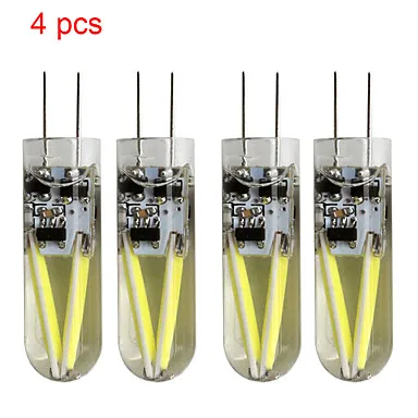 

4 X HRSODG4 1.5W Filament COB 120-150lm Cool White Decorative LED Bi-pin Lights DC 12 V