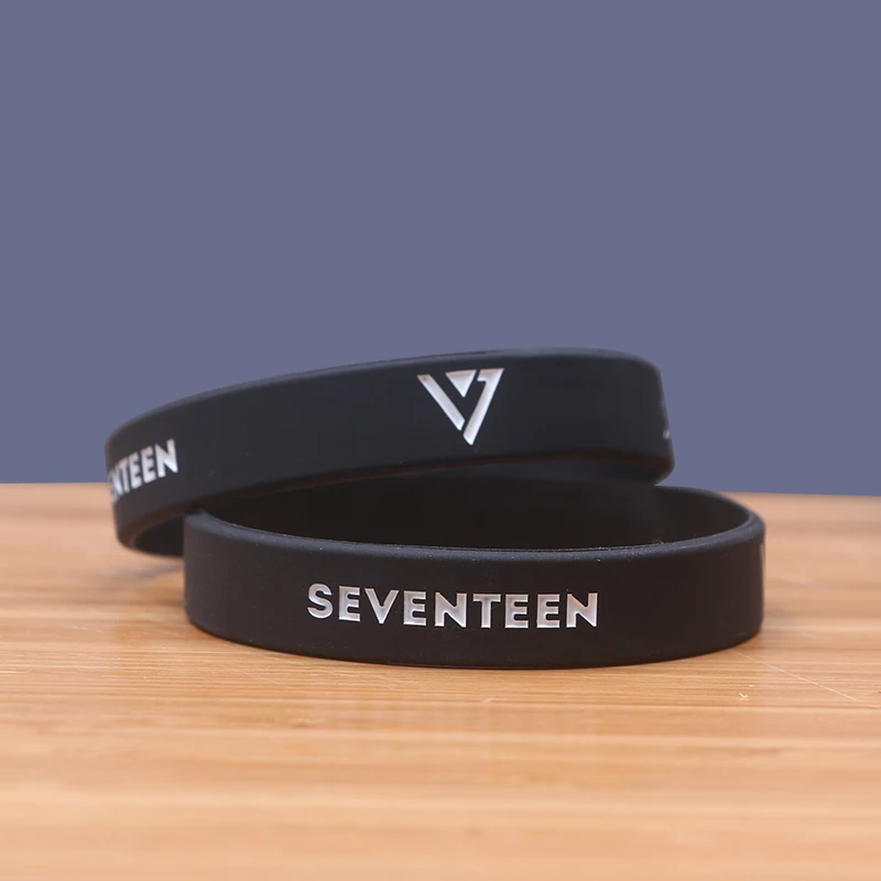 Корея K Pop Star Seventeen силиконовые браслеты силиконовый браслет высокого качества