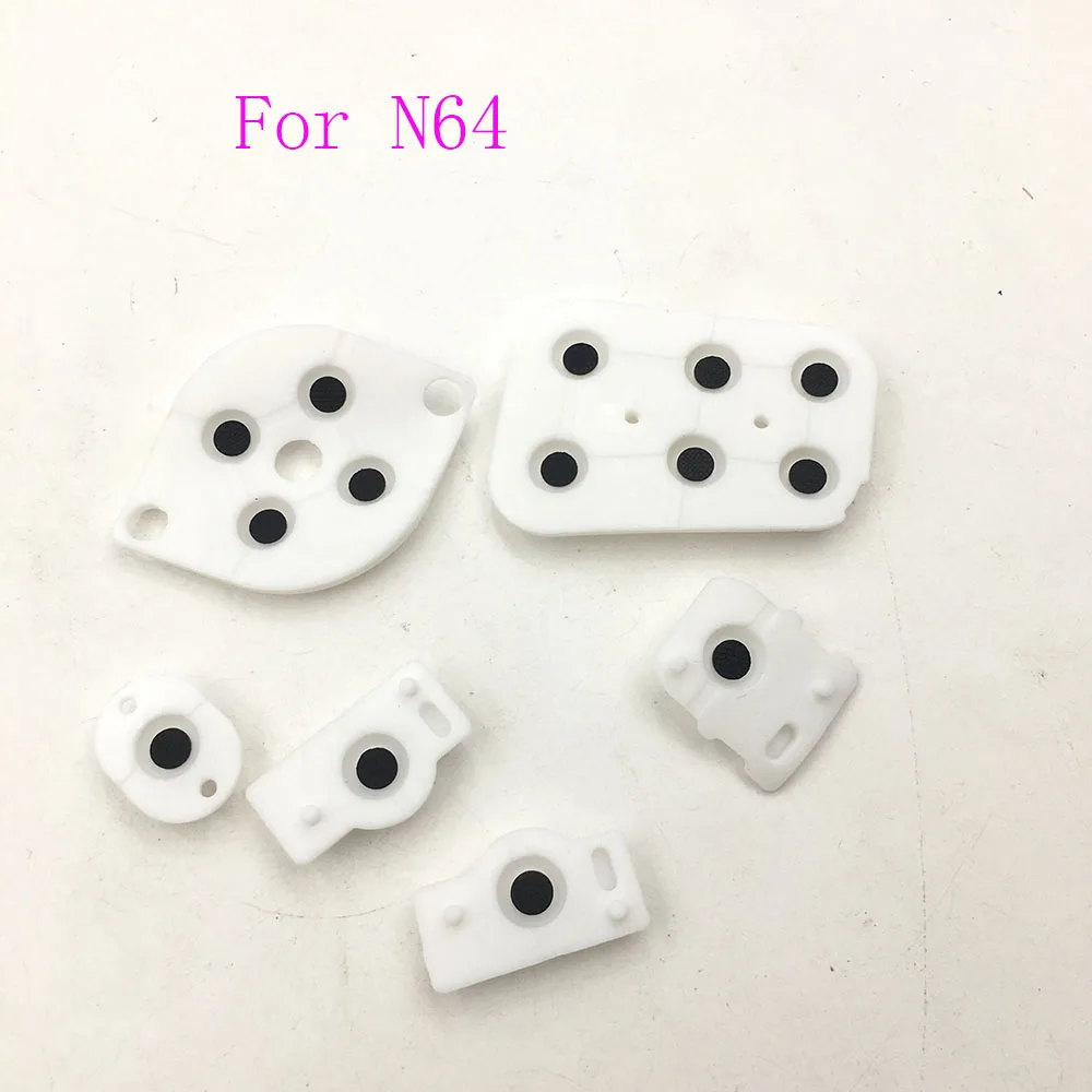 10sets Conductive Rubber Pad Button Contacts Kit for Nintendo 64 Controller N64 |
