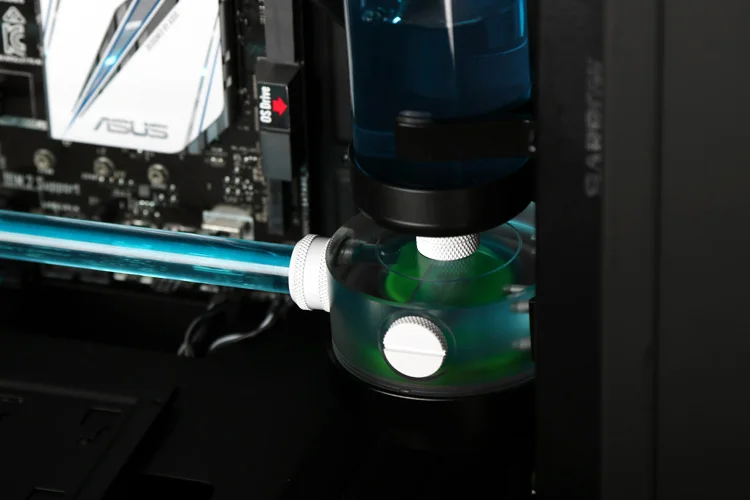 Комплект курган дисплей Mainframe жесткая трубка Водяное охлаждение посылка для AMD для INTEL радиатор+ cpu водоблок+ насос+ жесткие трубы