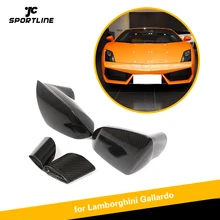 Для Lamborghini Gallardo LP550 LP560 LP570 2008- сухое углеродное волокно замена заднего вида боковое зеркало крышка