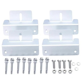 

4 Pcs Solar Panel Z Bracket Solar Panel Mounting Mounts For Rv Boat Roof Wall