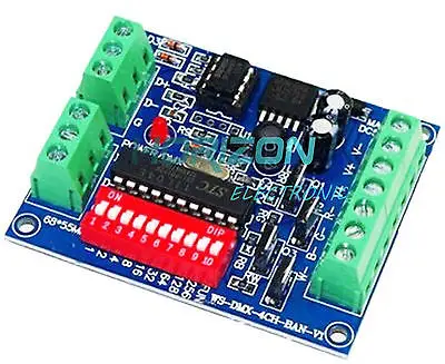 

DMX512 Decoder 4CH Channel 16A RGBW Controller LED stage lighting CMOS Output