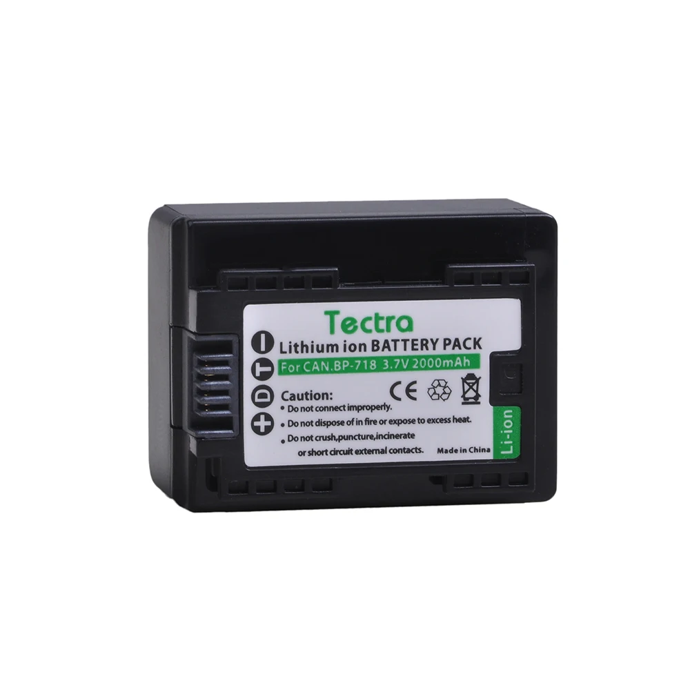 Аккумулятор для фотокамеры Canon VIXIA HF M50 M500 M52 R300 R32 R40 R42 R50 R52 R500 LEGRIA R86 BP718 аккумулятор