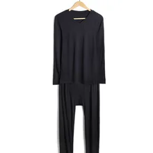 Лидер продаж Для мужчин комплект пижам из 2 предметов осень-зима теплая Пижама пижамный комплект рубашка с длинными рукавами+ штаны Домашняя одежда ночная рубашка костюм