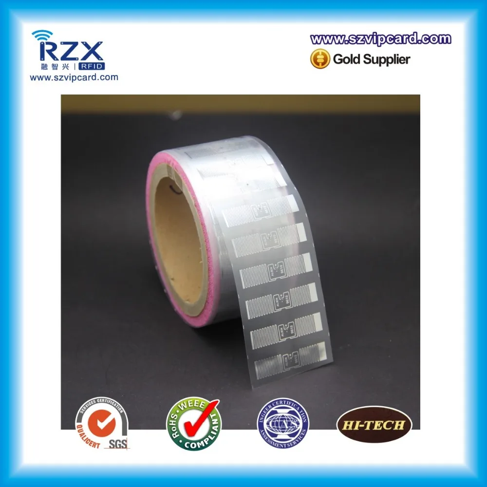 UHF 45*10 мм пассивная Alien H3 Rfid сухая инкрустация для бирки для одежды(Alien 9610) 100 шт/лот