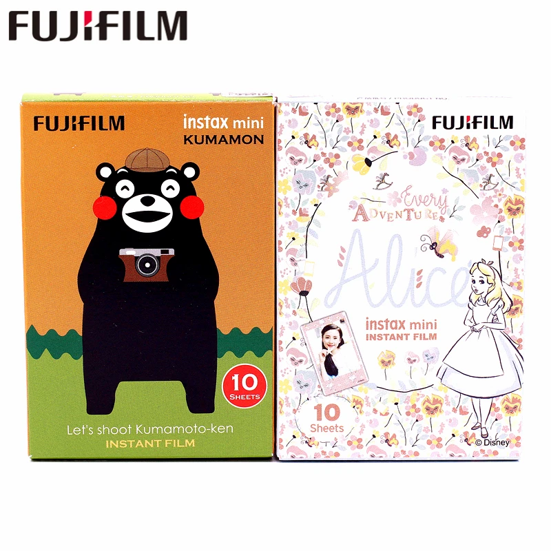20 Простыни Детские Fuji Плёнки Instax Mini 8 Новый alice + Кумамон Кумамото медведь для 7 9 50 S