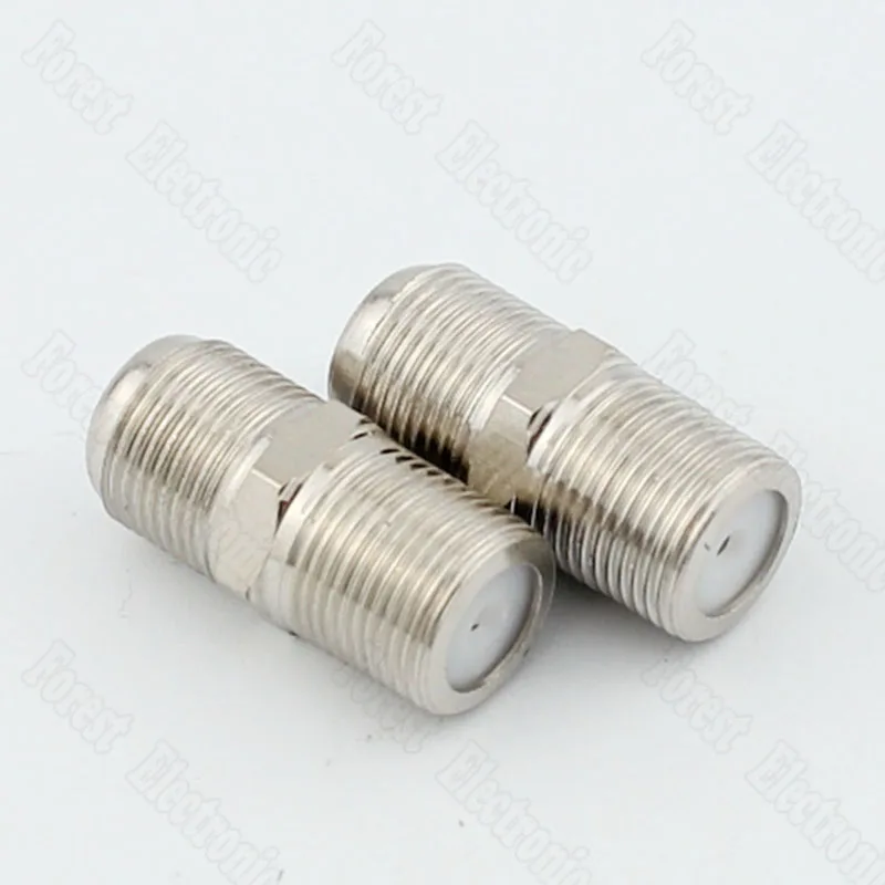 

F Head Female To Female Connector Imperial Cable TV Connector Double Extension cable