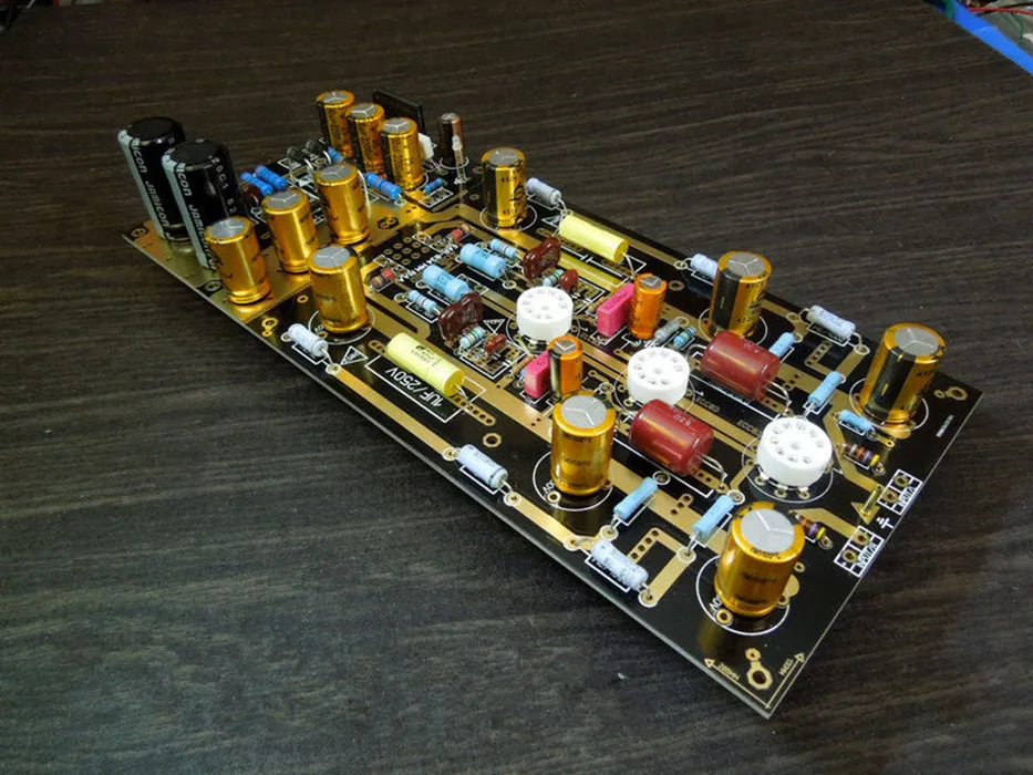 Новый мм RIAA поворотный динамик Ear834 трубный Phono усилитель DIY комплекты 12AX7/ECC83 для