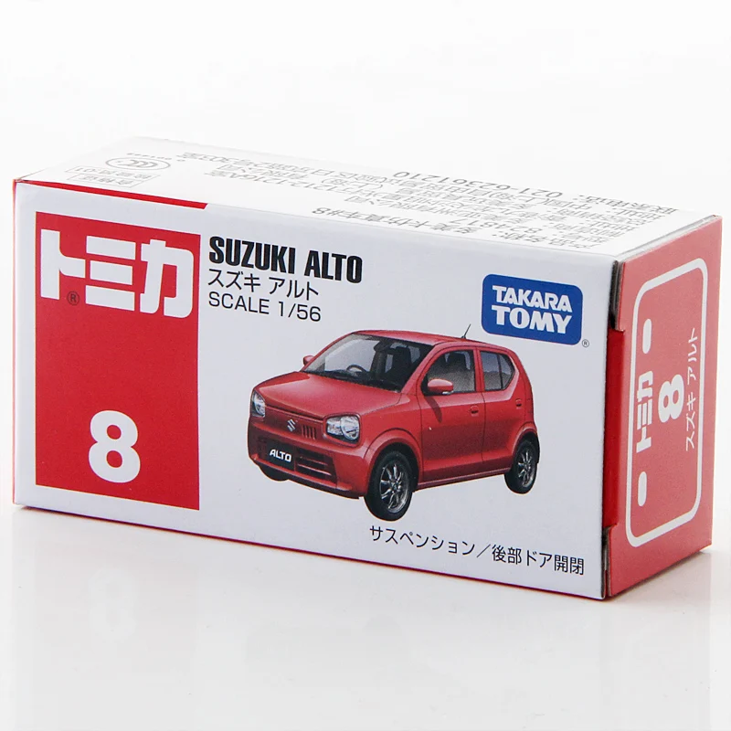 Такара Tomy Tomica 1:56 Suzuki Alto металлический литой автомобиль игрушечный № 8 Новый |