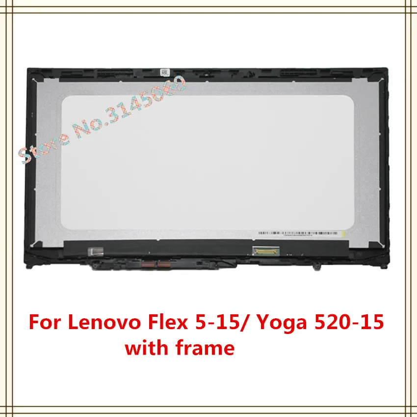 15.6'' 1080P B156HAN02.1 LCD Touch Screen Digitizer Assembly + Bezel