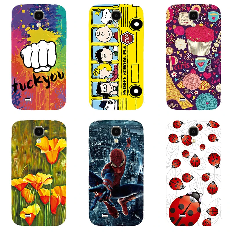 hard Plastic phone case cover For Samsung Galaxy S4 i337 i545 shell Colorful printing Painted Flower |