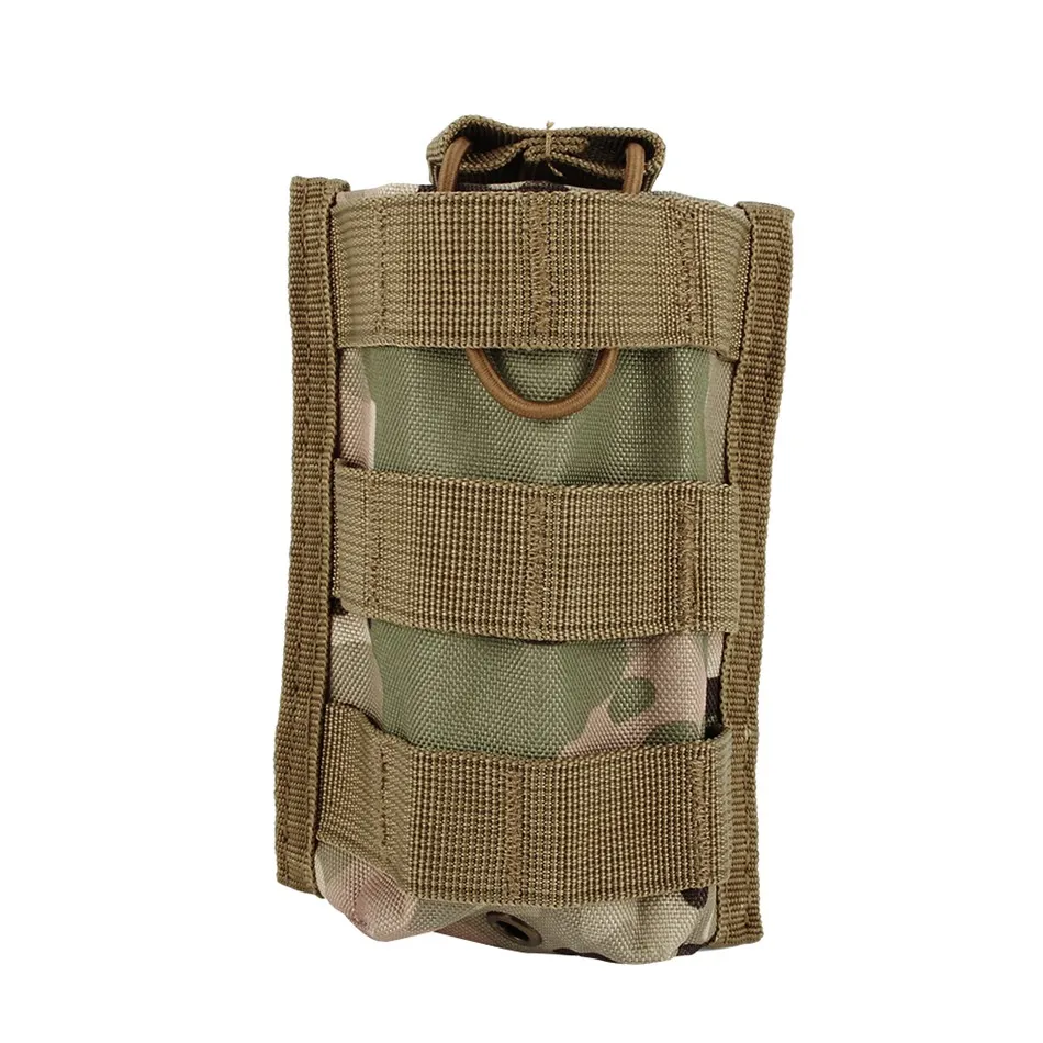 Прочный один Mag подсумок мешок с открытым верхом для M4/M16 5.56.223 Военная Рогатка охотничья сумка Molle нейлон поясная сумка - Цвет: CP Camo