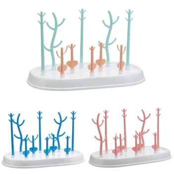 

Portable Baby Bottle Drying Rack Pacifier Safe Baby Bottle Dryer Rack Kitchen Clean Drier Dry Shelf Rack Feeding Holder