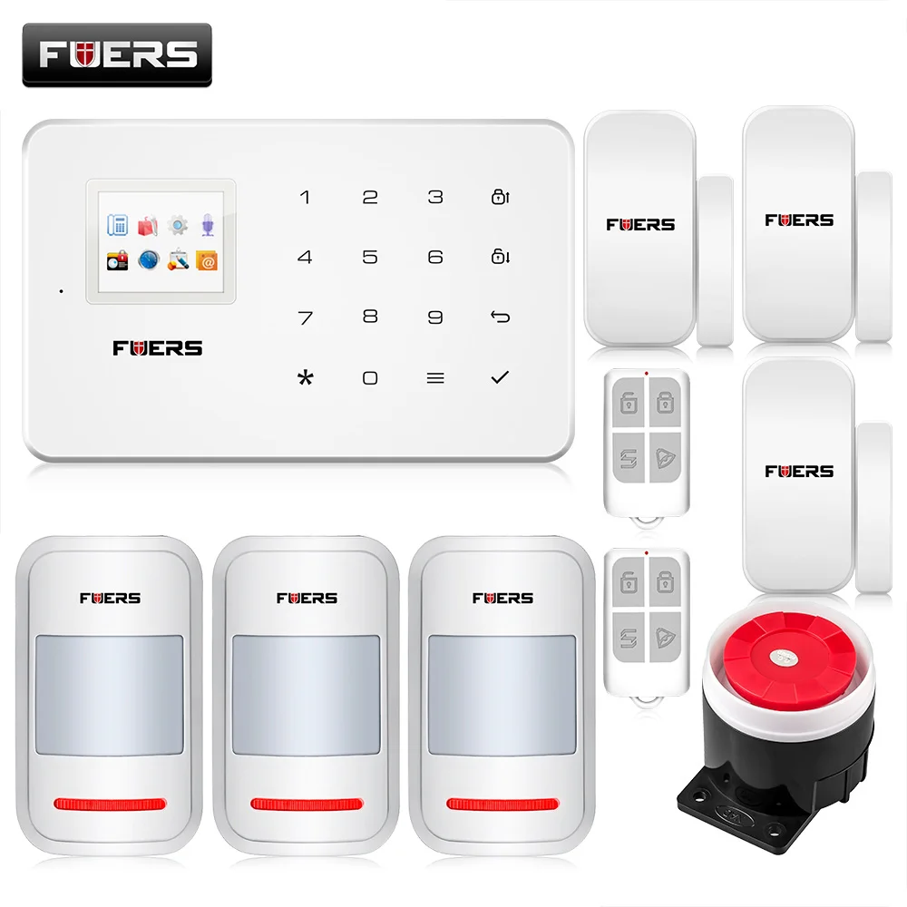 

G18 wireless Android iOS App remote control gsm sms alarm system wireless window gap magnetic sensor security smart system