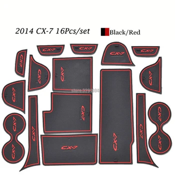 

Gate Slot Pad For Mazda CX-7 2014 Door Groove Mat Automotive Interior Non-Slip Mats And Dust Mat Car Styling Accessories