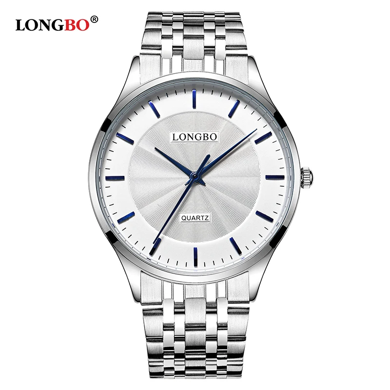 

LONGBO Quartz Watch lovers Watches Women Men Couple Analog Watches Leather Wristwatches Fashion Casual Watches Gold 1/pcs 80266