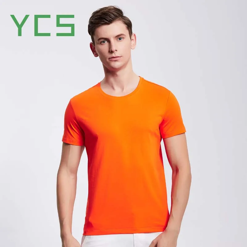 Магазин YCS 95% хлопковая футболка на заказ Мужская с вашим дизайном текста