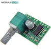 2PCS Super Mini PAM8403 DC 5V 2 Channel USB Digital Audio Amplifier Board Module 2* 3W Volume Control with Potentionmeter Switch ► Photo 2/6