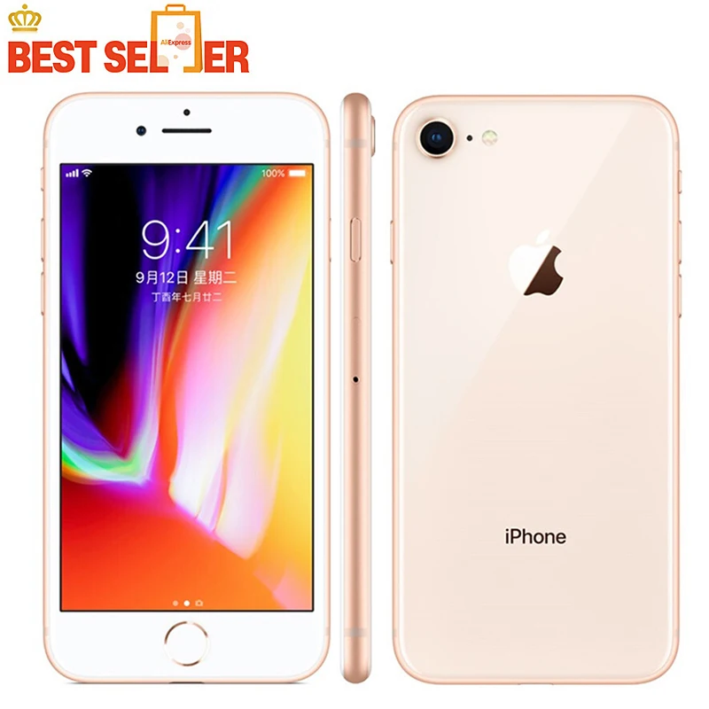 Original Unlocked Apple iphone 8 3G RAM 64/256GB ROM 4.7inch iOS 11