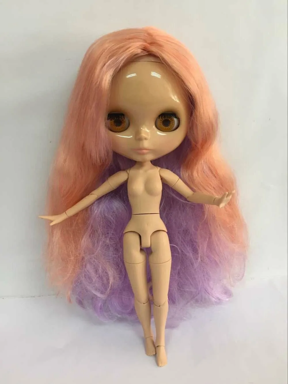 

Free shipping cost Nude blyth doll ,Factory doll ,Fashion doll Suitable For DIY Change BJD Toy For Girls 16112202