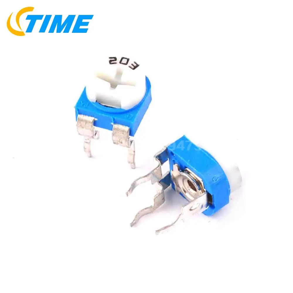 

50PCS Trimmer Potentiometer RM065 RM-065 20Kohm 203 20K Trimmer Resistors Variable adjustable Resistors